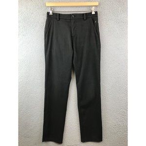 Lululemon ABC Pants Mens 32 Black Warpstreme Slim Fit Casual Comfy
